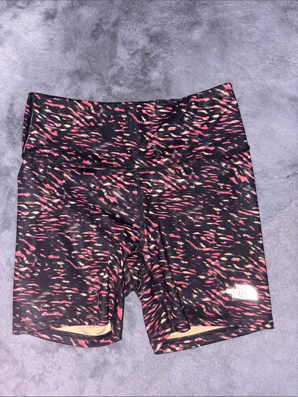 The North Face Women’s Black & Pink Printed Bike Shorts